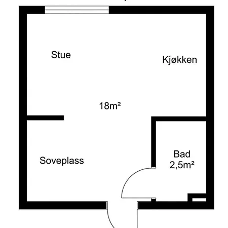 Apartman Koselig Studioleilighet Eget Kjokken Og Bad